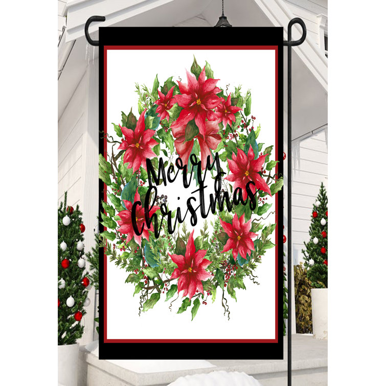 Flags Galore Decor and More Wreath 2Sided Polyester 18 x 12 in. Garden Flag Wayfair